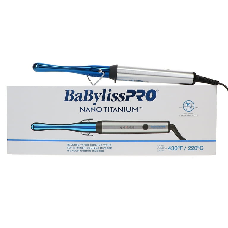 BaBylissPRO Nano Titanium Reverse Taper Curling Wand