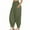 Green, variant on Womens Pants Baggy Cotton Linen Elastic Waisted Solid Color Loose Comfy Harem Pants with Pocket Blue S
