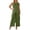 Green, variant on IWRICH Women's Fashion Pleated 2 Piece Sets Crewneck Cap Sleeve High Low Hem Tops Wide Leg Pants Trendy Outfits Pink M