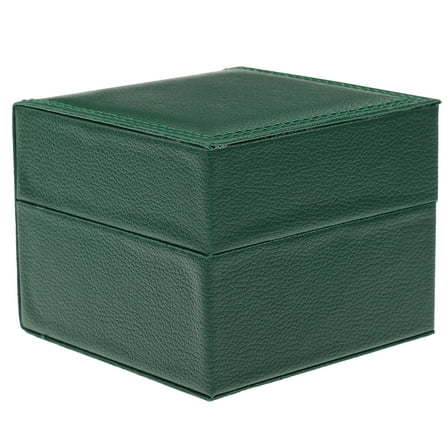ROSENICE Green PU Leather Watch Box for Storage Use AntiScratch and Durable Design Fits Most Watches