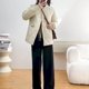thumbnail image 5 of Abrigos acolchados para mujer, ligeros, de algodón añadido, estilo coreano, chaquetas de béisbol, holgados, informales, de longitud media, ropa vintage de invierno para mujer, 5 of 5