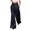 Black, variant on Women's Faux Leather Pants PU High Waist Wide Leg Pants with Pockets Pleated Going Out Flare Trousers (Black, XL)