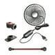 thumbnail image 1 of Ventilador USB para vehículos con rotación de 360 grados, ideal para camiones y SUV, 1 of 7