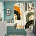 thumbnail image 4 of Doublure de Rideau de Douche en Tissu avec Renfort Antirouille pour Salle de Bain Moderne, 4 of 5