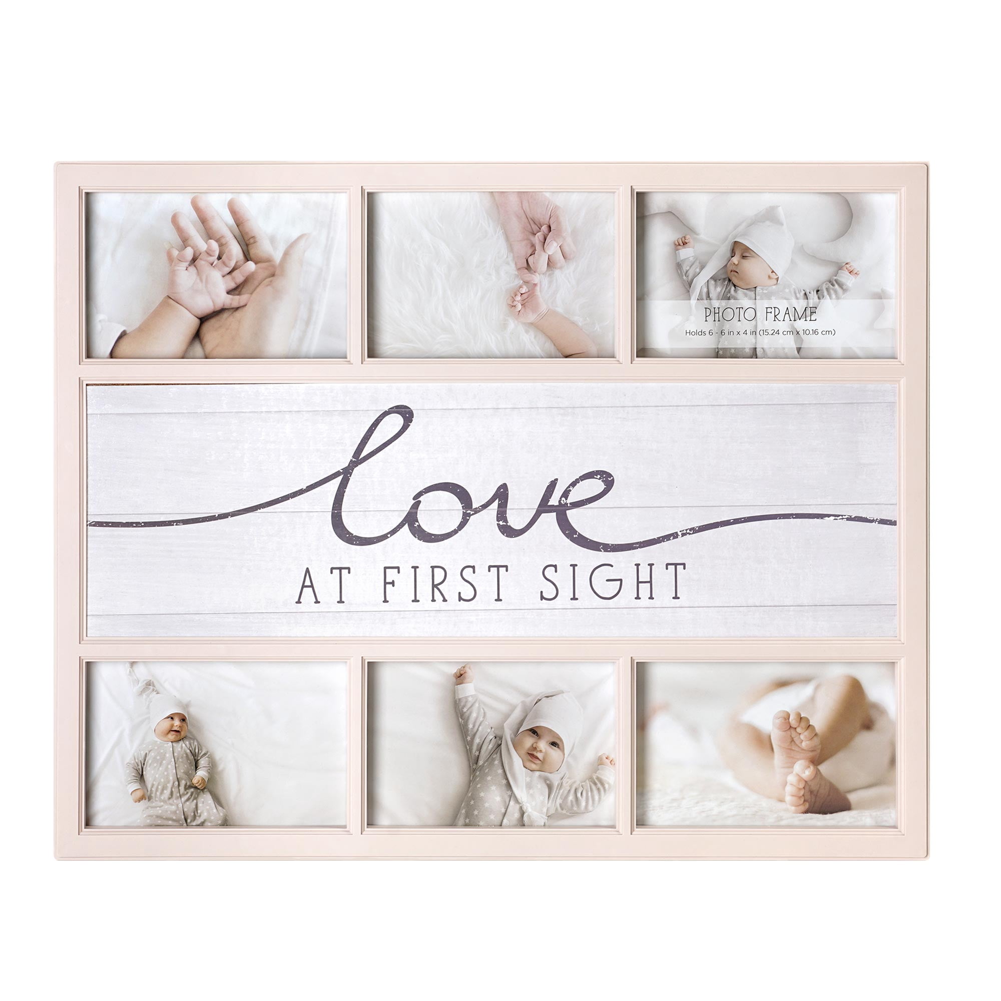 Crystal Art Gallery Love Blush Photo Collage Frame - 18.7" x 15"