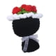 thumbnail image 4 of Ramo de flores de punto, flores artificiales para cumpleaños, bodas, día del maestro. Negro, 4 of 9