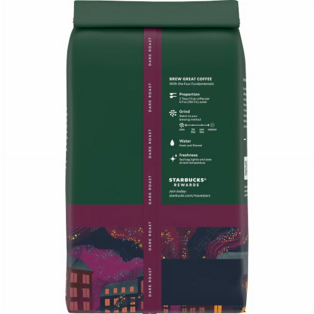 2X-Starbucks French Roast Whole Bean Coffee - 18 oz