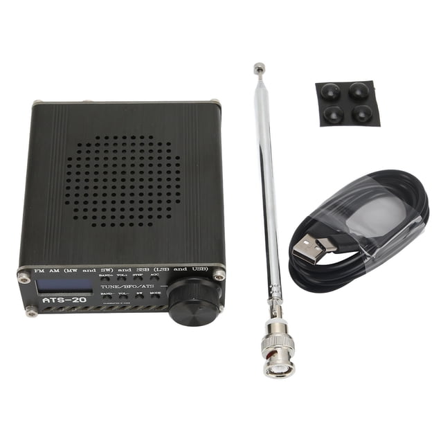 Radio AM FM de onda corta, receptor de Radio multifunción de aleación de aluminio de todas bandas con recepción SSB para el hogar al aire libre