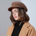 thumbnail image 1 of Sombrero JAMW Boina de otoño e invierno para mujer camello, 1 of 5