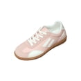 thumbnail image 2 of Womens Sneakers, Walking Shoes Women, Sneakers for Women, Women Classic Retro Gum Sole Fashion Sneakers Casual Tennis Skate Shoe Comfort Walking Footwear Anti Slip Trainers, Pink 7, 2 of 9