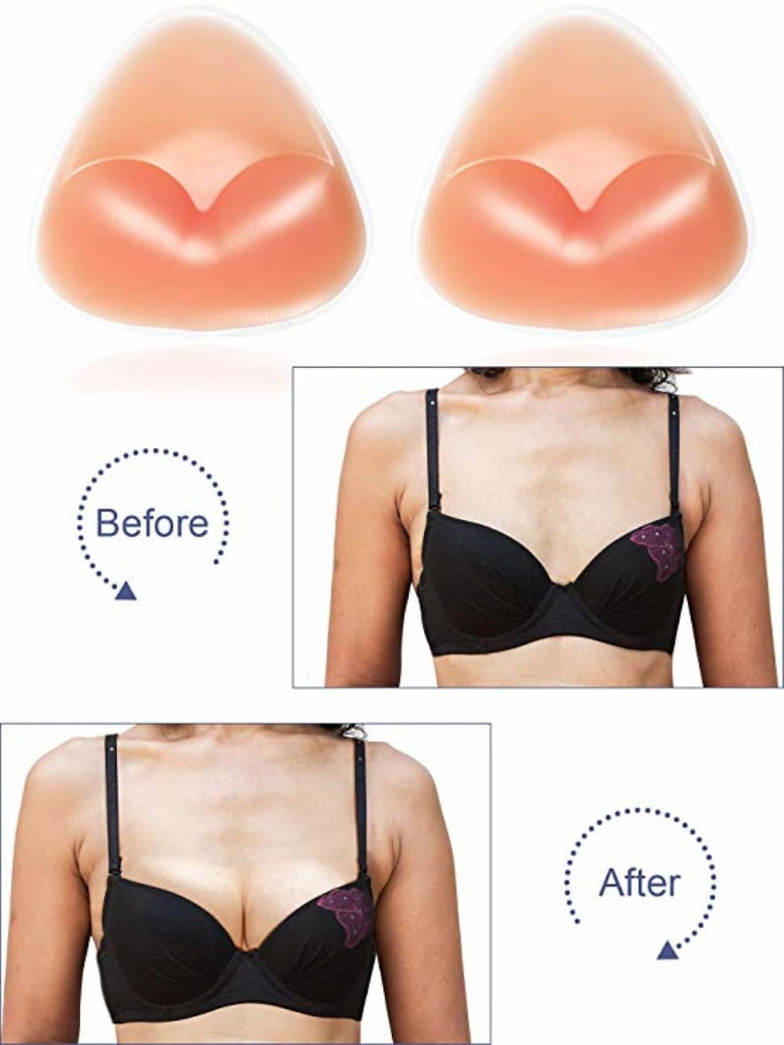 Sugo Bikini Silicone Triangle Enhancer Insert Pads Swimsuit Breast Push Up  at  Women's Clothing store