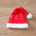 thumbnail image 5 of WIBACKER 0-18M Christmas Baby Girl Santa Claus Costume Velvet Long Sleeve Dress with Hat Infant Xmas Party Cosplay Set, 5 of 11