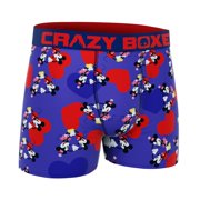 CRAZYBOXER Disney Mickey Purple Hearts Men's Boxer Briefs
