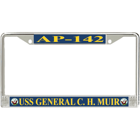 USS General C. H. Muir AP-142 License Plate Frame