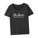 thumbnail image 5 of Camiseta para mujer, disfraz suave de verano, camisa con cuello redondo para vacaciones, playa, regalo para mujer SG, 5 of 7