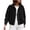 Black, variant on Zip Up Stand Collar Denim Jacket for Women,Elastic Hem Long Sleeve Drop Shoulder Cropped Jean Bomber Coat Casual Outerwear,Light Blue Women's S-XXL