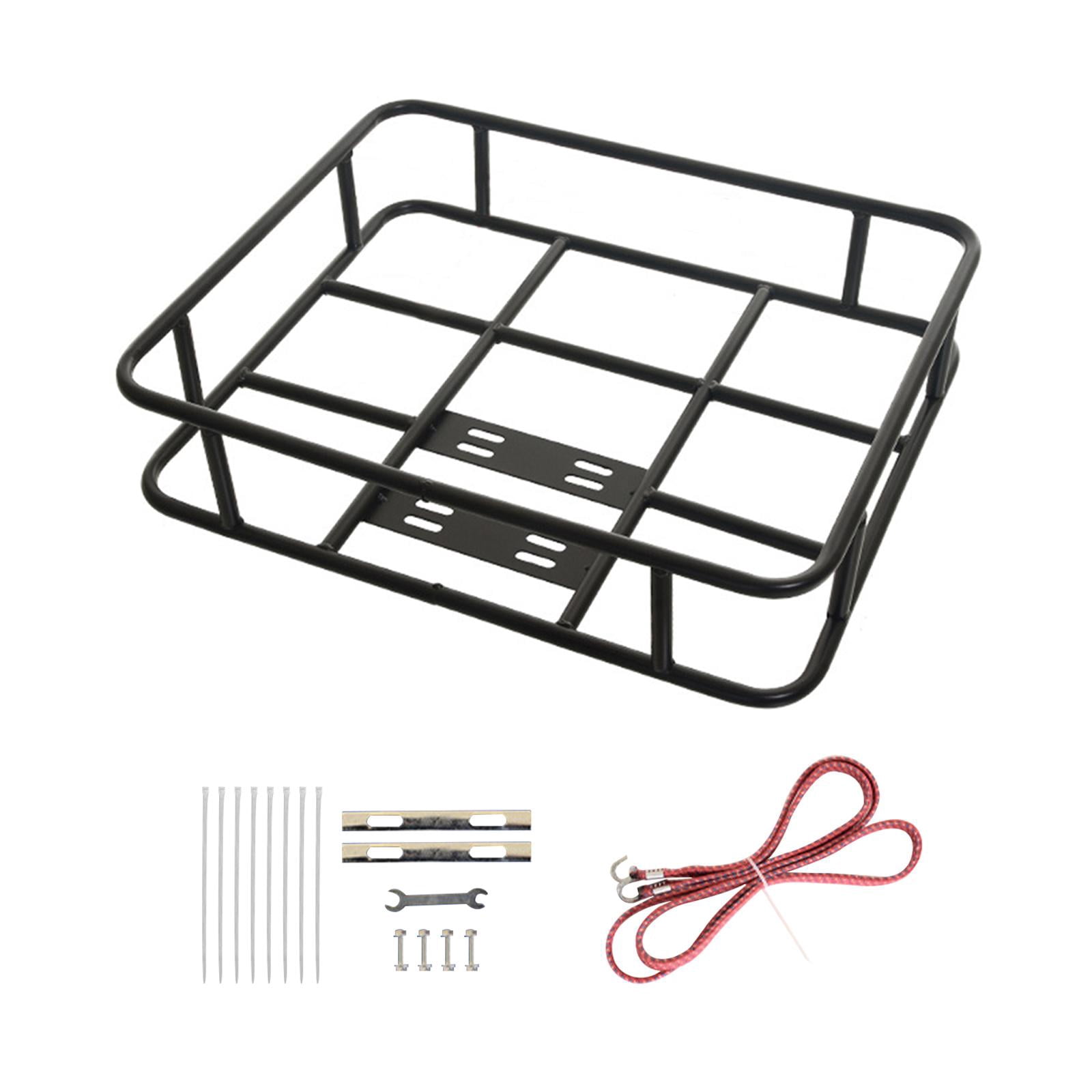 harayaa Bike Basket Bike Basket Bike Accessories Front Handlebar Front Bike Basket Rear 48cmx38cm