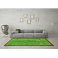 thumbnail image 3 of Ahgly Company Indoor Square Abstract Green Modern Area Rugs, 5' Square, 3 of 4