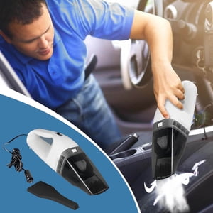 Dvkptbk Nettoyeur à vide Véhicule à vide à usage domestique Main puissante Grande aspiration Accessoires de voiture portatifs