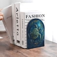 thumbnail image 6 of Naloa Artistic Turtle Earth 2 Pcs Bookend Large Capacity Office Book Ends for Home Office Library School Study Decoration, 6 of 8
