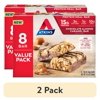 (2 pack) Atkins Protein-Rich Meal Bar, Chocolate Almond Caramel, Keto Friendly, 8 Count