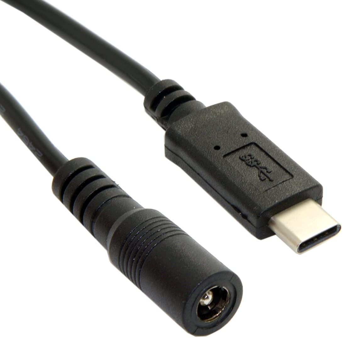 Udelukke Tegnsætning Aftale USB 3.1 Type C USB-C to DC 5.5 2.5mm Power Jack Extension Charge Cable for  Air Pro 10cm - Walmart.com