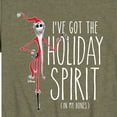 thumbnail image 3 of The Nightmare Before Christmas - Holiday Spirit In My Bones - Toddler And Youth Short Sleeve Graphic T-Shirt, 3 of 5