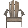 thumbnail image 4 of Tcbosik Foldable Adirondack Chair for Outdoor, Wooden Lounge Chair for Patio, Porch, Garden, Gray, 4 of 10