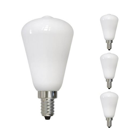 Bulbrite 862052 4W Dimmable ST15 Shape 3000K Milky Filament LED Bulb - Pack of 4