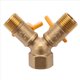 thumbnail image 5 of 5X Adaptador de Grifo Doble de 2 VíAs Adaptador de Grifo de Riego para JardíN Exterior de 1/2 Pulgada y Divisor de Manguera, 5 of 5