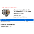 thumbnail image 2 of Alternator - Compatible with 1994 - 1997 Chevy S10 2.2L 4-Cylinder 1995 1996, 2 of 2