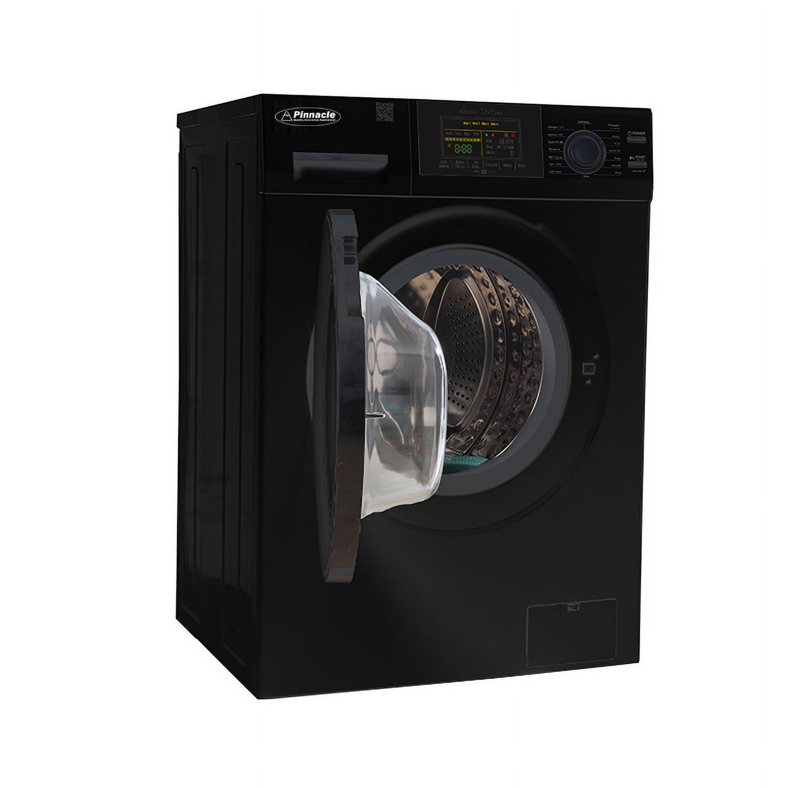 Equator 1.6 cu.ft./15 lbs Black 110V Front load Washer 15 programs + Pet Cycle