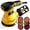 Sander + 6pcs Accessories, variant on Upgraded Multifunctional Brushless Sander, Orbital & Disc Sander with Variable Speed, Ergonomic Grip & Dust Collection System for Woodworking
