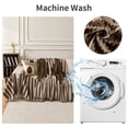 thumbnail image 5 of Smuge Sofa Cover, Couch Cover Protector Slipcover L Shape 3 Cushion Sofa Towel Sectional Throws Sofa Covers for Dogs Cats Home Decor(71"x 118", Light Coffee), 5 of 10