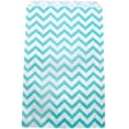 thumbnail image 4 of 300 Qty 4" x 6" Decorative Flat Paper Gift Bags - Teal Blue Chevron Pattern on White Kraft Bags - for Sales/Treats/Parties Cookies/Gifts - N'icePackaging, 4 of 8