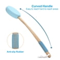 thumbnail image 4 of AmazerBath Lotion Applicator for Back, Feet, 4 Replaceable Pads with 1 Long Handled, Back Sunscreen Applicator for Elderly, Women, Apply Cream Medicine Skin Cream Moisturizer Sunscreen Tanner, Blue, 4 of 7