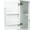 White, variant on Rubber wood drop - leaf countertop, adjustable storage racks - Ideal for kitchen meal prep and space - saving in dining rooms