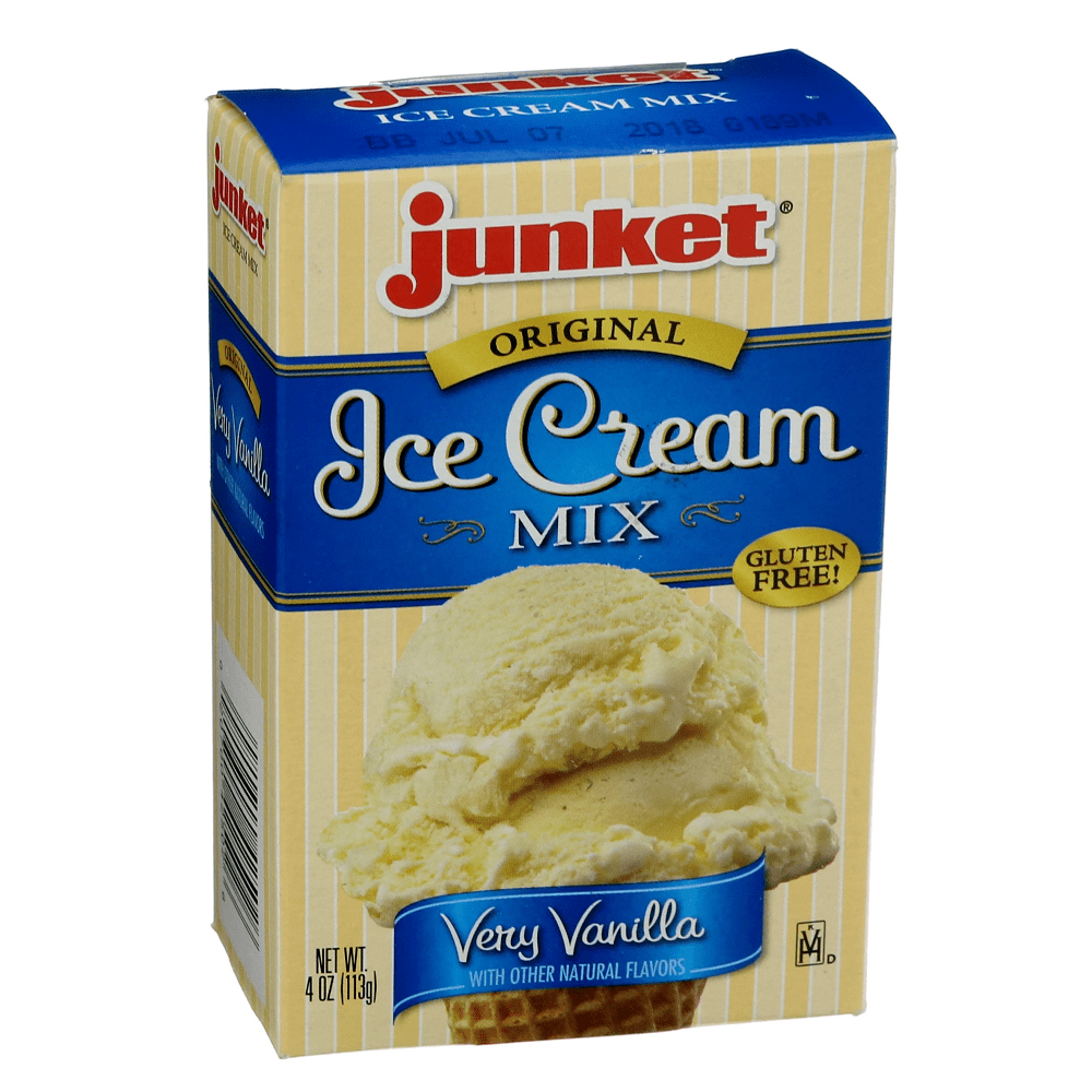 Junket Original Gluten Free Very Vanilla Ice Cream, 4 oz [Pack of 12]