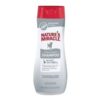 Nature's Miracle Nature’s Miracle Hypoenic Shampoo for Dogs, 16 Ounces, Unscented