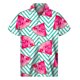 thumbnail image 3 of Camisa hawaiana con estampado de sandía colorida 2024, camisetas de verano de manga corta con botones de frutas estampadas en 3D, ropa para hombre, blusa con solapa, 3 of 5