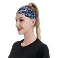 thumbnail image 6 of Yiaed Dragon Print Sports Headbands,Moisture Wicking Workout Headband, Sweatband Headbands for Running,Cycling for Women and Men, 6 of 8