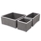 thumbnail image 1 of GOOHOCHY Caja de almacenamiento de tela plegable creativa de 3 piezas, práctica caja de tela, contenedor de almacenamiento, 1 of 8