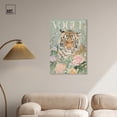 thumbnail image 3 of Spring Magazine Tiger Canvas Vintage Animal Art by Art Remedy, Gallery Wrapped, 24" x 36", 3 of 7