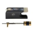 thumbnail image 2 of 1 de Rana de con Pieza de de de Tornillo para El Aprendizaje Principiante perfke Ebony Cello Bow Frog, 2 of 8