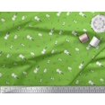 thumbnail image 2 of Soimoi Poly Georgette Fabric Notes,Guitar & Saxophones Musical Instrument Print Sewing Fabric Yard 42 Inch Wide, 2 of 3