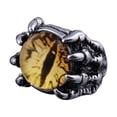 thumbnail image 2 of Anillos para mujer, regalos para mujer, acero inoxidable, diseño de calavera de diablo con personalidad, ojo para hombre y mujer, rompecabezas de bola., 2 of 4
