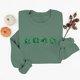 thumbnail image 4 of Ounisa St. Patrick's Day Sweatshirt for Women Clover Graphic T Shirts Patty's Day Long Sleeve Tee Tops Pullover, 4 of 6