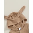thumbnail image 6 of Suealasg Baby Boys Girl Easter Clothes Infant Hood Romper Bodysuit Long Sleeve Bunny Ear Jumpsuit Newborn Summer Playsuit 0-18 Months, 6 of 9