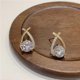thumbnail image 4 of Pendientes de cola de sirena shaofei para mujeres y niñas Oro 68489, 4 of 5