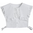 thumbnail image 5 of Zhengup Womens Detachable Dickey Collar Half Shirt Blouse Collar Fake False Collar Dickies, 5 of 9